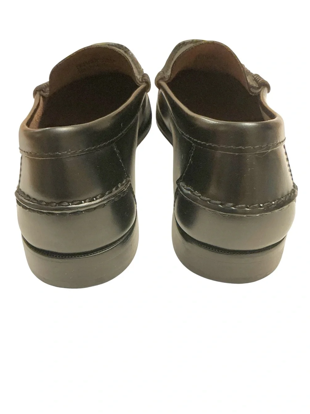 Florsheim Berkley Black Leather Penny Loafers  Moc Toe Slip-Ons Size-8.5D Men’s